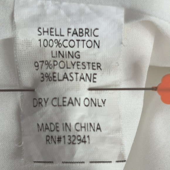 Amanda Uprichard Sheradin Tiered Eyelet Dress in White - Size Medium - Picture 9 of 9